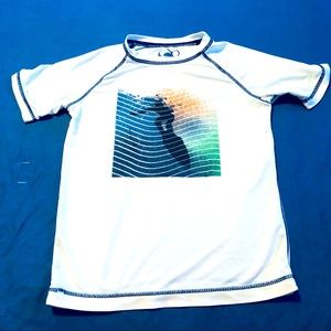 Op Kids Rash guard Swimming T-Shirt White/Blue